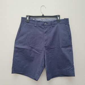 NWT Kirkland Signature Men's Blue Twill Short Stretch 32 Waist